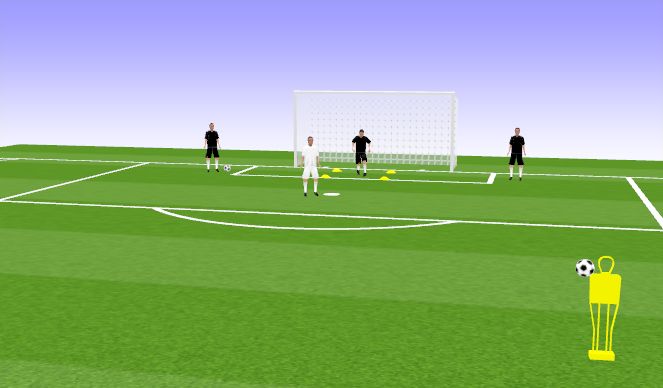 Football/Soccer Session Plan Drill (Colour): Animation 1
