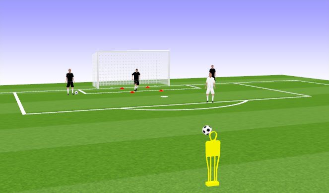 Football/Soccer Session Plan Drill (Colour): Animation 1