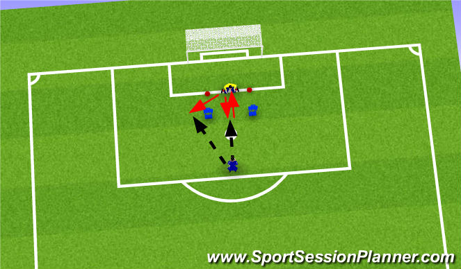 Football/Soccer Session Plan Drill (Colour): Screen 1