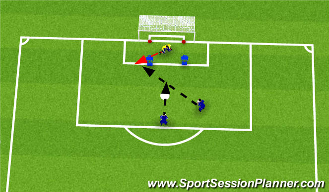 Football/Soccer Session Plan Drill (Colour): Screen 2