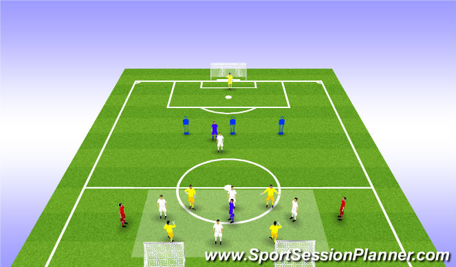 Football/Soccer Session Plan Drill (Colour): Screen 2