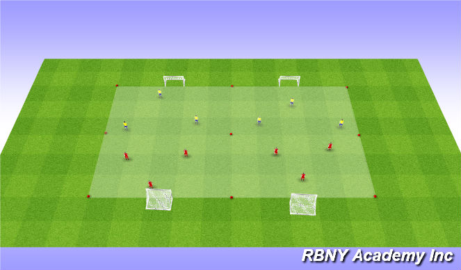 Football/Soccer Session Plan Drill (Colour): Match