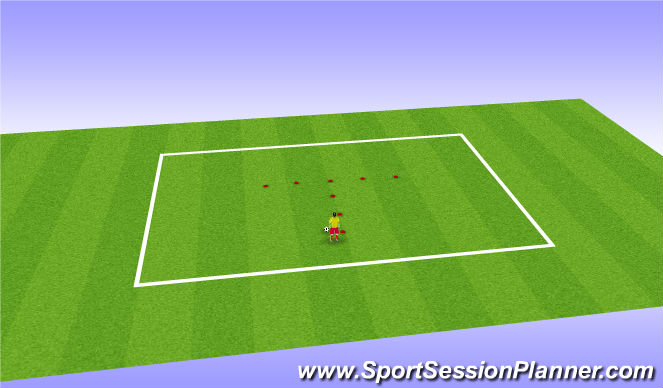 Football/Soccer Session Plan Drill (Colour): Techne Sessions