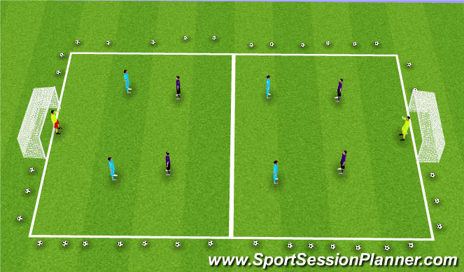 Football/Soccer Session Plan Drill (Colour): Screen 2