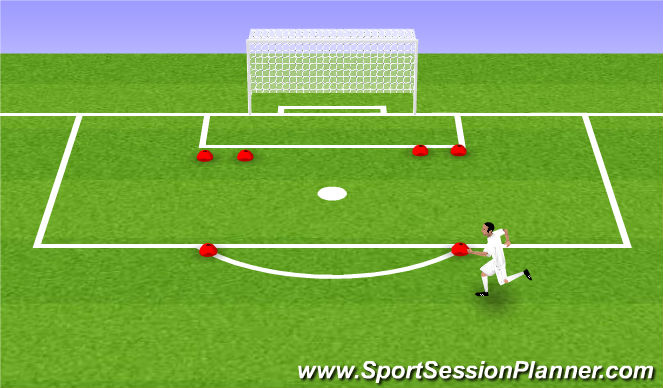 Football/Soccer Session Plan Drill (Colour): Animation 1