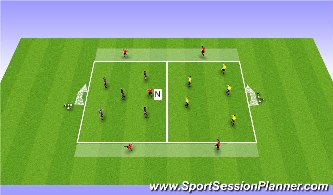 Football/Soccer Session Plan Drill (Colour): Screen 6