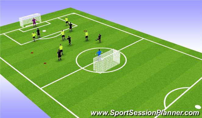 Football/Soccer Session Plan Drill (Colour): Screen 6