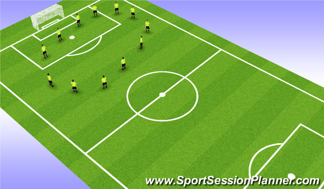 Football/Soccer Session Plan Drill (Colour): Screen 7