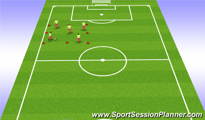 Football/Soccer Session Plan Drill (Colour): Activity