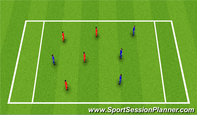 Football/Soccer Session Plan Drill (Colour): Screen 2