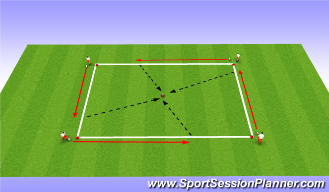 Football/Soccer Session Plan Drill (Colour): Screen 1