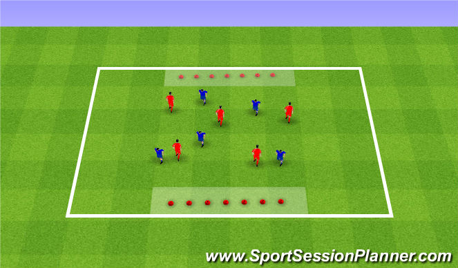 Football/Soccer Session Plan Drill (Colour): Activity 1