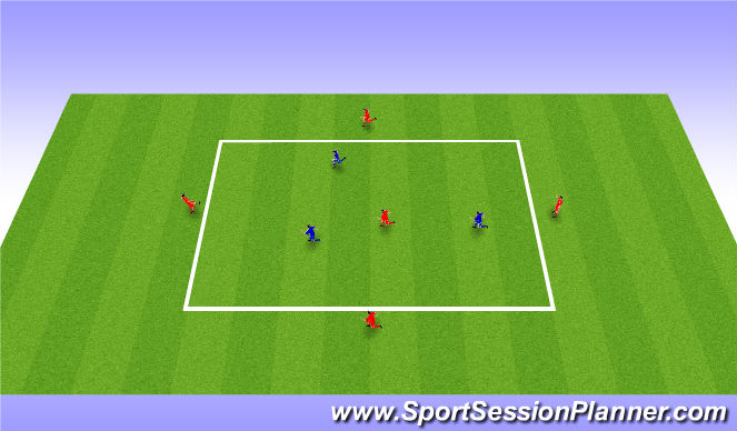 Football/Soccer Session Plan Drill (Colour): Passing Practice