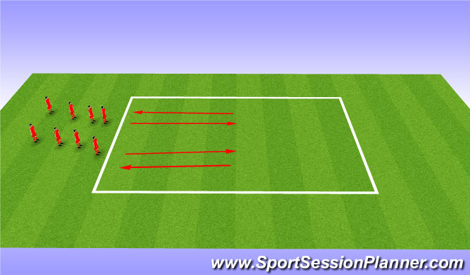 Football/Soccer Session Plan Drill (Colour): Dynamic