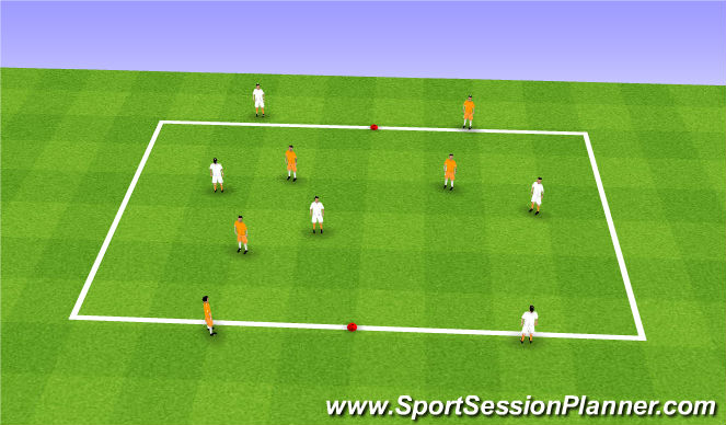 Football/Soccer Session Plan Drill (Colour): Screen 2