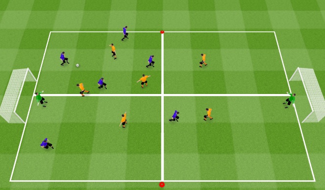 Football/Soccer Session Plan Drill (Colour): Screen 4