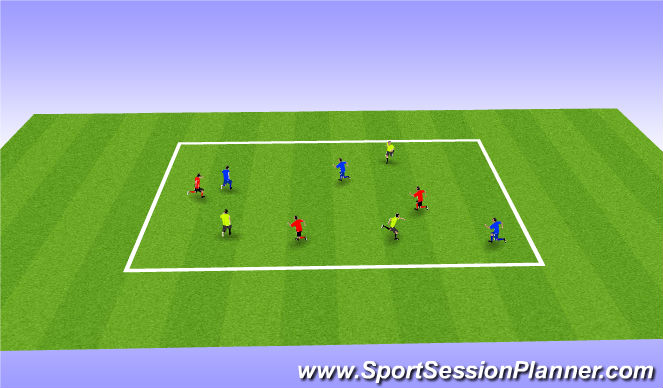 Football/Soccer Session Plan Drill (Colour): Screen 1