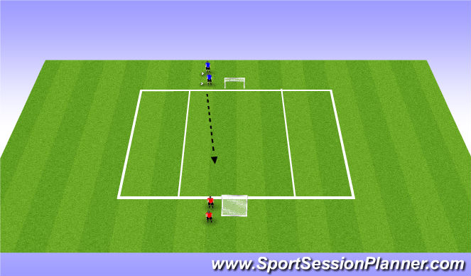 Football/Soccer Session Plan Drill (Colour): Screen 1