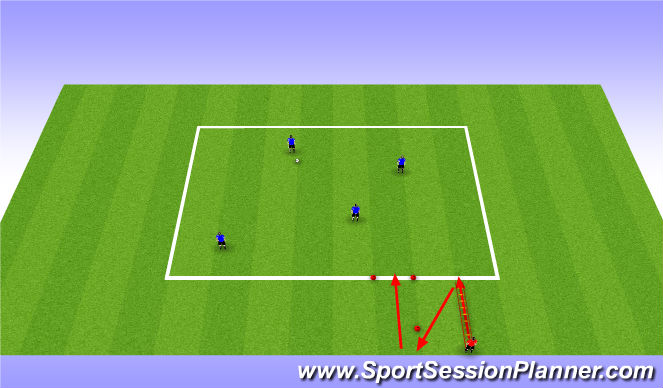 Football/Soccer Session Plan Drill (Colour): Screen 2