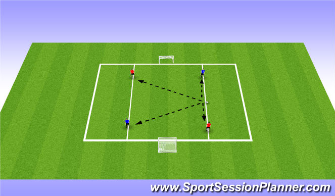 Football/Soccer Session Plan Drill (Colour): Screen 1