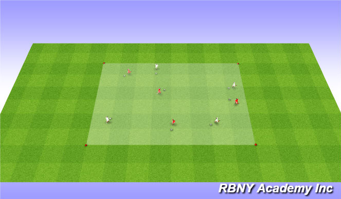Football/Soccer Session Plan Drill (Colour): Introduction