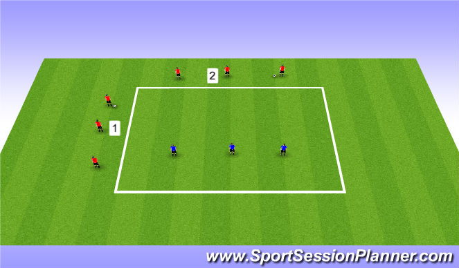 Football/Soccer Session Plan Drill (Colour): Screen 2