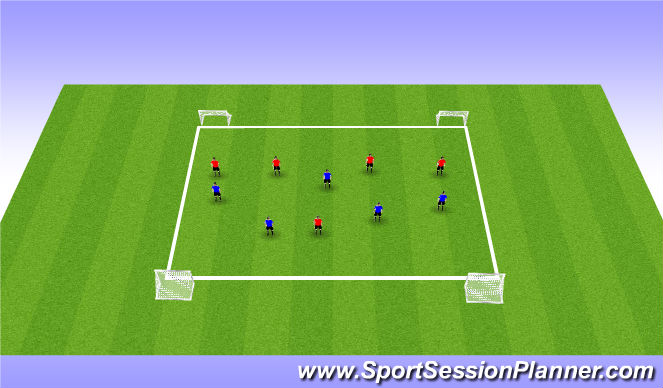 Football/Soccer Session Plan Drill (Colour): Screen 1