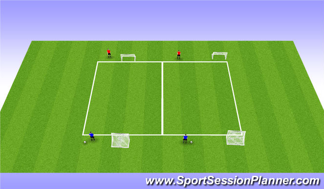 Football/Soccer Session Plan Drill (Colour): Screen 3