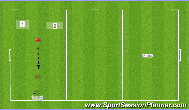 Football/Soccer Session Plan Drill (Colour): Screen 1