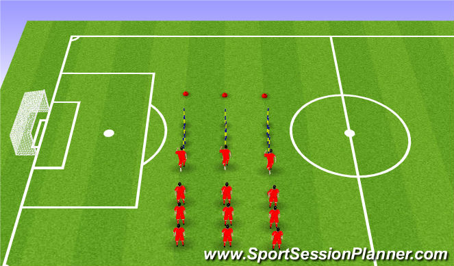Football/Soccer Session Plan Drill (Colour): Screen 2
