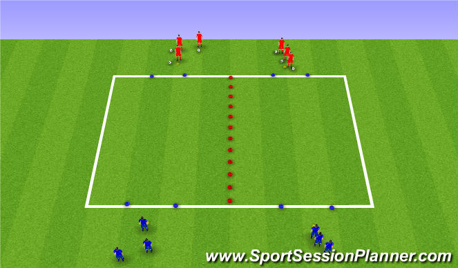 Football/Soccer Session Plan Drill (Colour): Screen 2