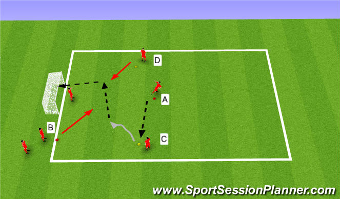 Football/Soccer Session Plan Drill (Colour): Week 13