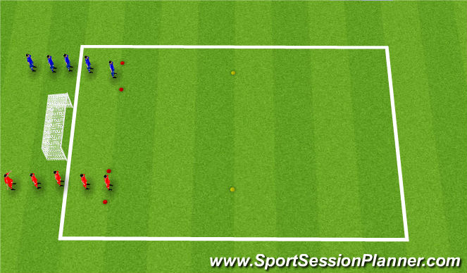 Football/Soccer Session Plan Drill (Colour): Week 14