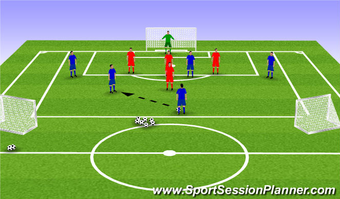 Football/Soccer Session Plan Drill (Colour): Screen 1