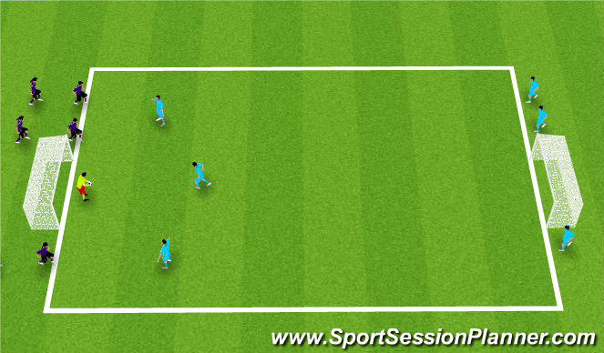 Football/Soccer Session Plan Drill (Colour): Screen 1
