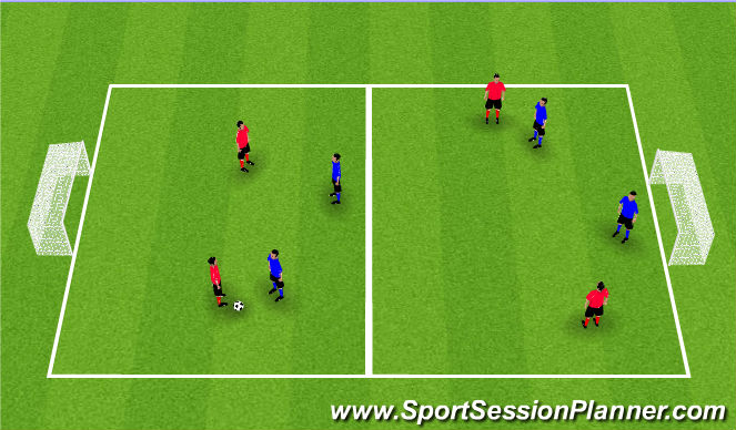 Football/Soccer Session Plan Drill (Colour): Game