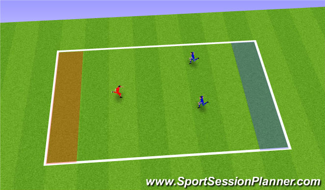Football/Soccer Session Plan Drill (Colour): Partido