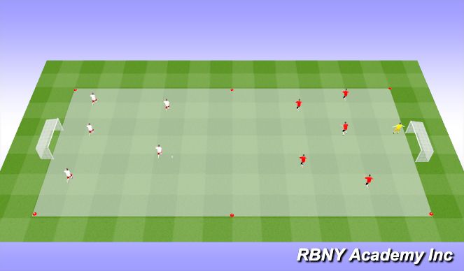 Football/Soccer Session Plan Drill (Colour): Match