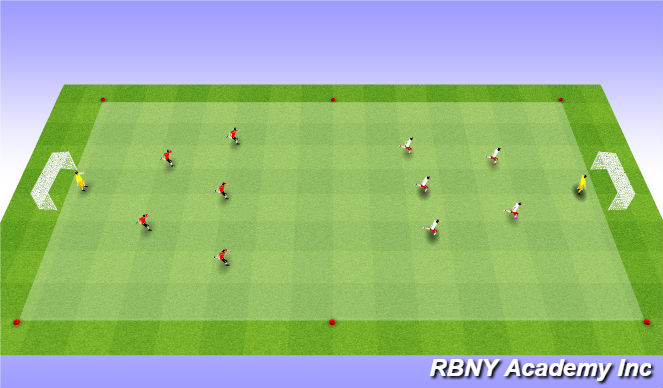 Football/Soccer Session Plan Drill (Colour): Match