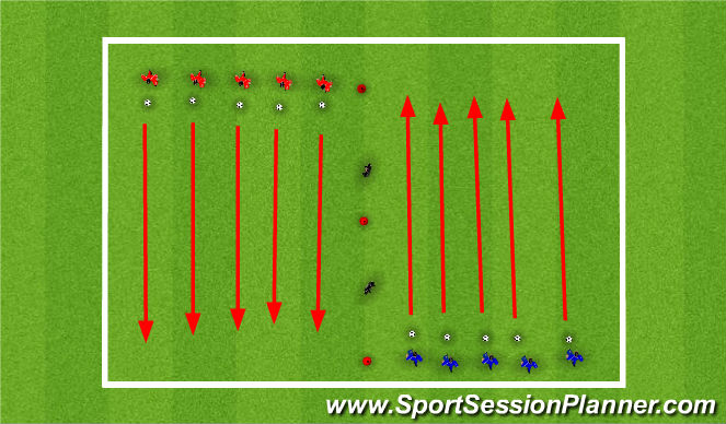 Football/Soccer Session Plan Drill (Colour): Screen 1