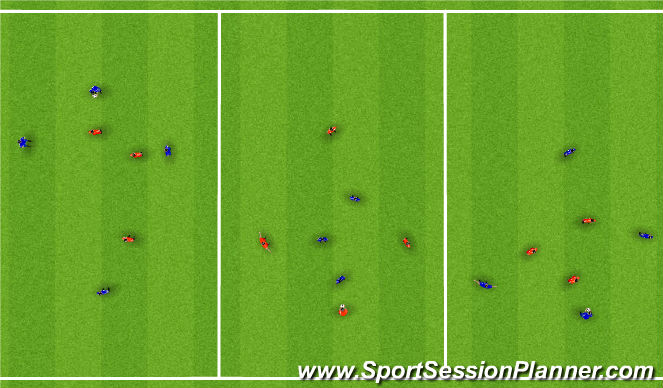 Football/Soccer Session Plan Drill (Colour): Possesion Game