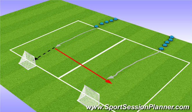 Football/Soccer Session Plan Drill (Colour): Screen 2