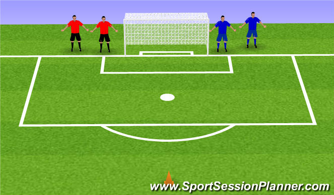 Football/Soccer Session Plan Drill (Colour): MDG