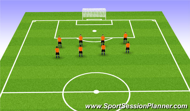 Football/Soccer Session Plan Drill (Colour): Strength