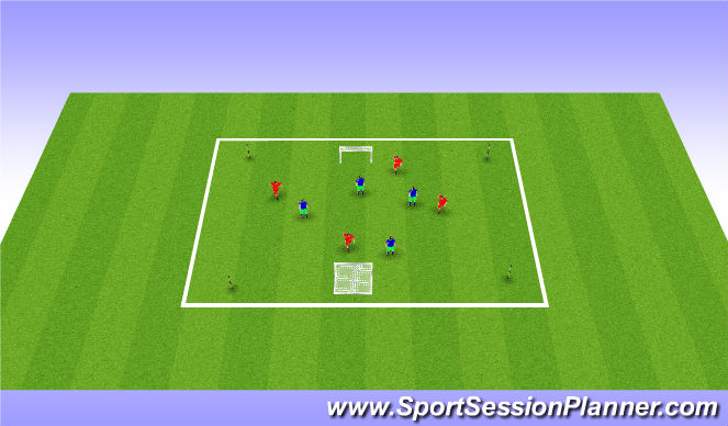 Football/Soccer Session Plan Drill (Colour): Screen 2
