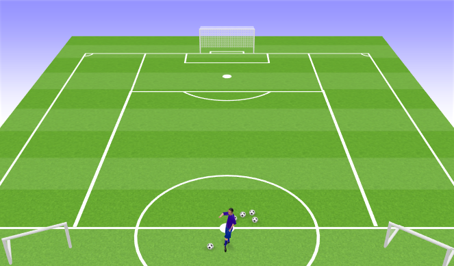 Football/Soccer Session Plan Drill (Colour): Technical Practice