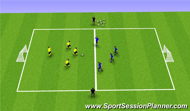 Football/Soccer Session Plan Drill (Colour): Game