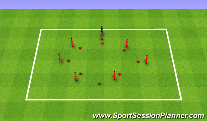 Football/Soccer Session Plan Drill (Colour): Teamwork wins. Współpraca wygrywa.