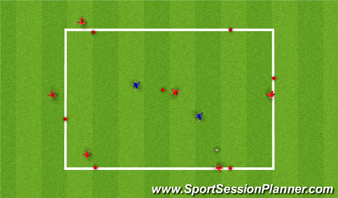 Football/Soccer Session Plan Drill (Colour): Screen 1