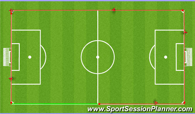 Football/Soccer Session Plan Drill (Colour): Lap #5